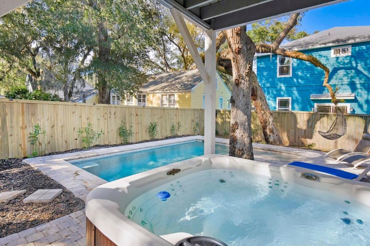 Downtown St Aug Home By Fountain Of Youth Pool Spa By Beach Add Golf Cart Сейнт-Огастін Екстер'єр фото